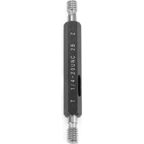 Calibre à mercure en acier, filetage de haute qualité, norme 2B, unités américaines 1/4-20UNC (1/5)