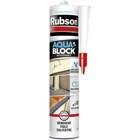 Aquablock Mastic Trasparente 280ml - Rubson