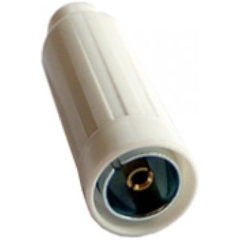Presa tv 75ohm d9,5 volante bianca