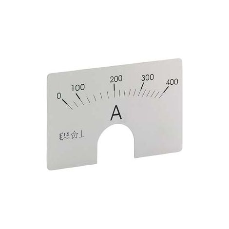 Scala per Ampere  AN. 72x 72mm 0-50A