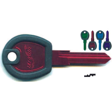 Chiavi huf per auto audi iveco pegaso volkswagen wt7u3 - wt7u3 ultralite rosse