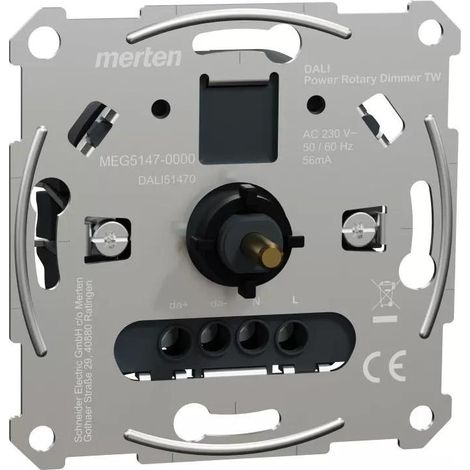 Componente domotica Merten meg5147-0000 dimmer bianco regolabile 8 cm