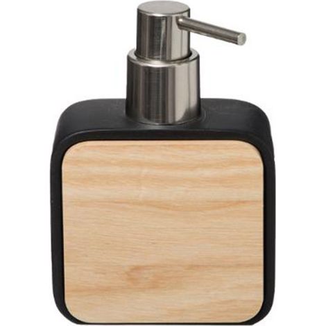 Distributeur de Savon Design "Natureo" 14cm Noir