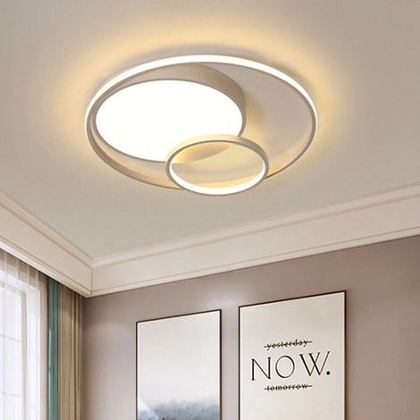 Plafonnier LED moderne à cercle circulaire pour la cuisine et la chambre à coucher (1/5)