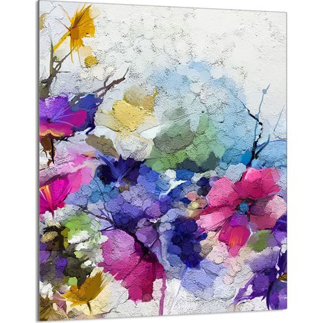 TABLA DE CORTAR DE VIDRIO 40x52 Flores (1/5)