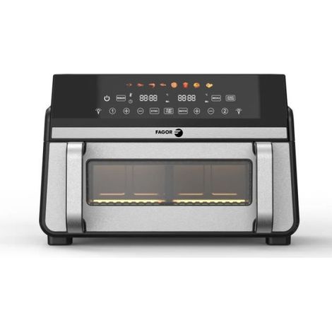 Friteuse Electrique sans huile FAGOR - Airfryer FG10AF - Capacité 11L - Double cuves 5,5L - Séparateur amovible - 2200W (1/5)