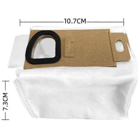 NALOOKAMIC Sac à poussière pour aspirateur Roborock H5 H7 H6 - Pièce de rechange - Sac à poussière en tissu non tissé - Accessoires de remplacement professionnels (1/4)
