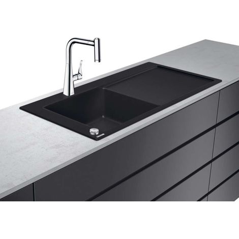 Hansgrohe Lavelli - Set lavello e miscelatore C51-F450-11 Select, grafite nera/cromo 43227000 (1/4)