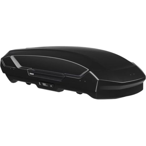 box baule da tetto per auto thule "motion 3 m" nero 390 lt