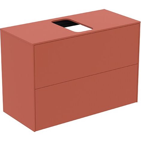IDEAL STANDARD T3947Y3 Armoire sous-lavabo Conca, 2 tiroirs (1/2)