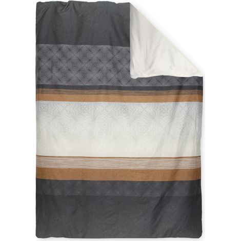 Housse de couette satin de coton TIAGO 140x200 cm (1/5)