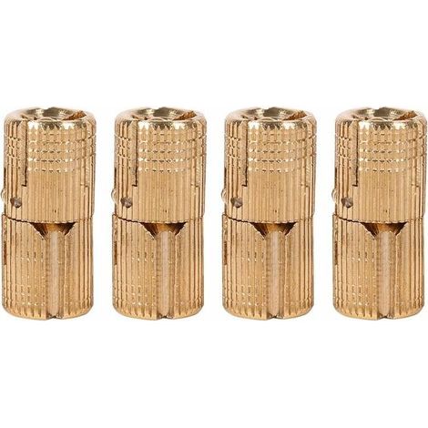 Cerniere invisibili in rame puro da 14 mm per portagioie, scatole regalo e piani di lavoro (4 pezzi, 14 mm) (1/5)