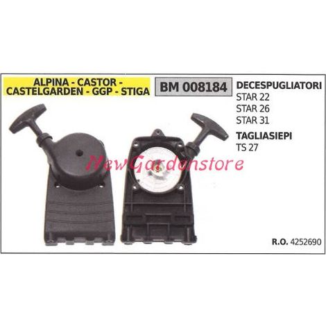 Messa in moto CASTELGARDEN motore decespugliatore star 22 26 tagliasiepi 008184