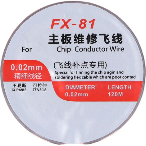 1 fil émaillé pour circuit imprimé, réparation précise, haute conductivité électrique, isolation, bobinage en cuivre (1/5)