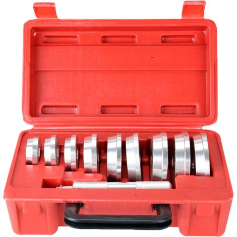 SHINING HOUSE Silverline Montagewerkzeuge für Lager und Dichtungen, 10 Stück 40 - 81 mm (1/4)