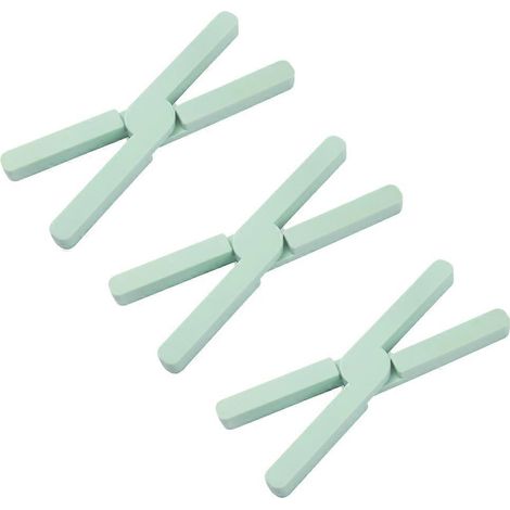 Dessous de plat en silicone, pliables, antidérapants, éco-conçus (1/4)