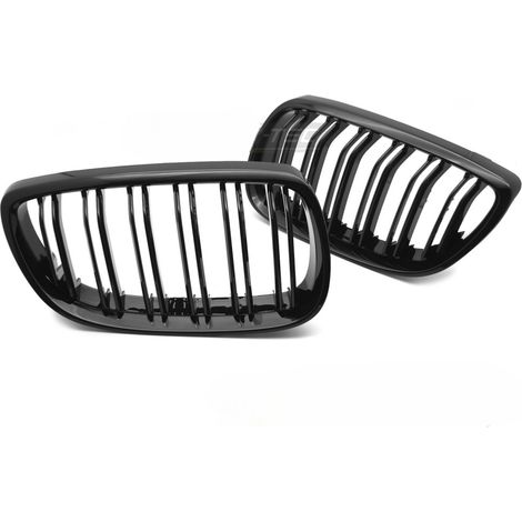 Calandre Avant BMW Serie 3 E92/E93 de 2006 a 2010 Noir Brillant Double Barres-42528380 (1/5)