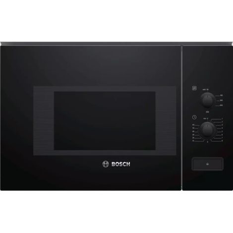 Solo-mikrowelle 20l 800w eingebaut schwarz - Bosch - BFL520MB0