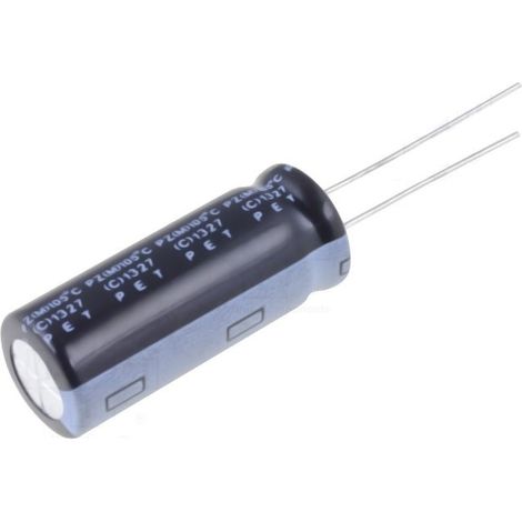 Elektrolytkondensator 33uF 450Vdc Maße 16x26mm Radial