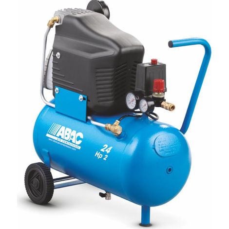 Compressore 24 Litri Aria Abac Pole Position L20 Pistone Lubrificato