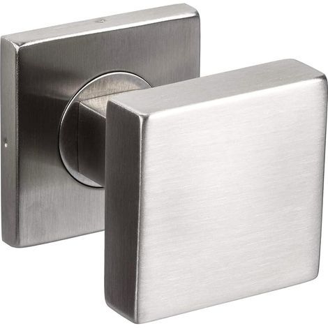 Bouton de porte moderne non pivotant en acier inoxydable LDK 213 Bouton carré 53 mm Bouton fixe (1/5)