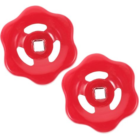 2 Pièces Poignée de Vanne Carrée pour Robinet Eau (1/5)