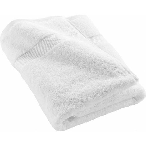 Drap de Douche "Elegance" 70x130cm Blanc (1/5)