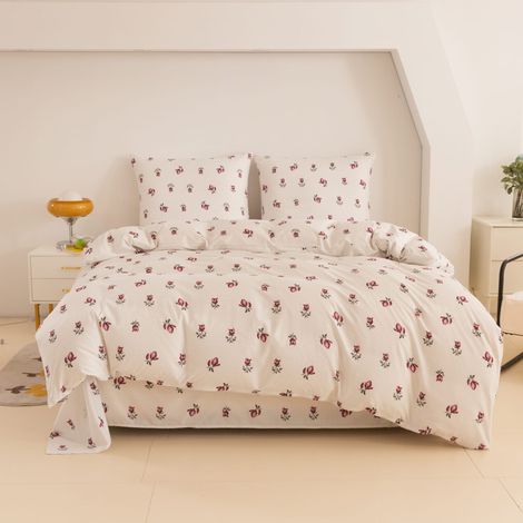 Baumwollbettwäsche 220x200 Rosen