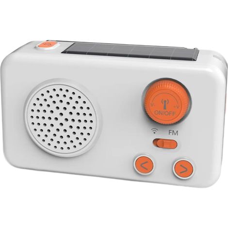 COOLHOOD Exigency Radio solaire avec générateur à manivelle et (1/4)