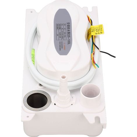 Pompe à condensats CVC AC110-240V 100L/H, pompe de vidange silencieuse pour climatiseur avec réservoir d'eau de 600 ml et indicateur de niveau pour l'élimination des condensats des climatiseurs, des c (1/5)