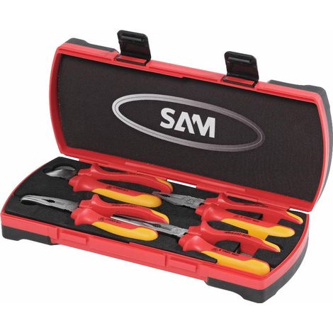 Satz von 4 isolierten Zangen 1000 Volt SAM OUTILLAGE - 237-J4TI