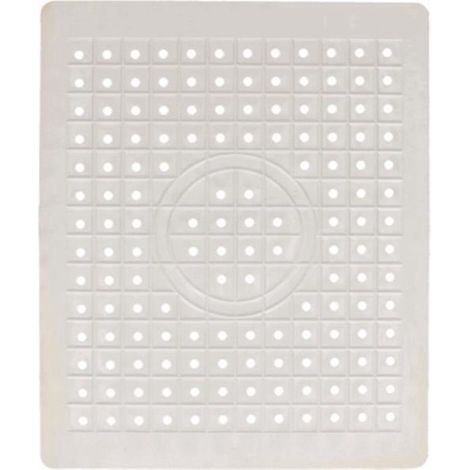 Tapis d'évier rectangulaire en caoutchouc - 31 x 26 cm - Protège l'évier et la vaisselle des rayures - Pour évier ou lavabo carré