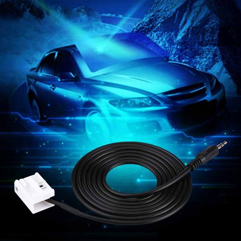 Câble auxiliaire AUX pour autoradio avec outils de retrait radio Peugeot 307 308 407 C2 C5 Citroen (1/5)