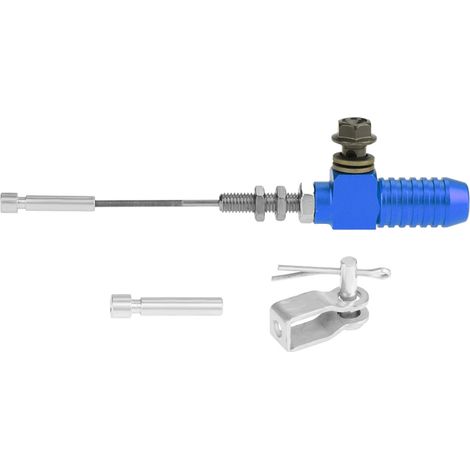 Maître-cylindre universel pour embrayage hydraulique moto M10x1,25mm, tringle de pompe de frein bleu (1/5)