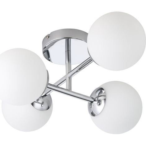 Plafonnier Castrovido Chrome à 4 lumières - 902098