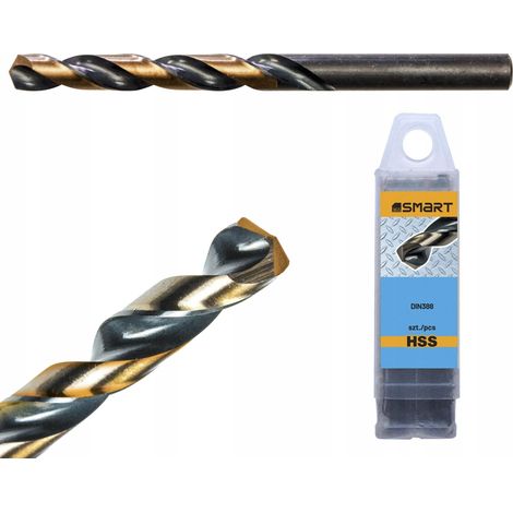 Smart Forets HSS métalliques 10 pcs diamètre 4 mm (1/3)