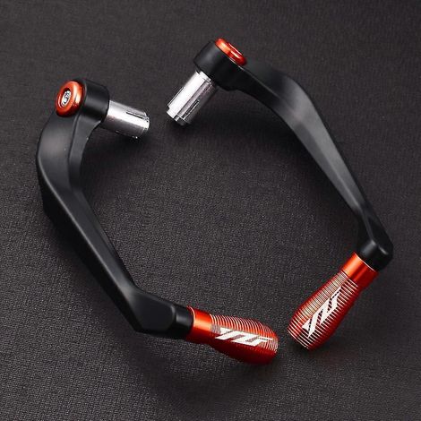 Poignées de guidon de moto avec logo YZF, protège-leviers de frein et d'embrayage pour Yamaha YZF R1 R3 R6 R15 R125 R25 - Accessoires - Orange - A (1/5)