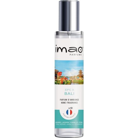 Spray Parfum d'ambiance IMAO 33°C à Bali - Désodorisant - Made in France - 30ml