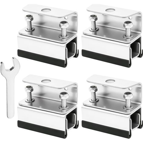 Van Roof Bar Brackets 4 Pack - Stainless Steel Van Roof Rack Screws Kit - Mounting Kit for PV Installations (1/5)
