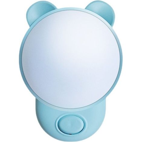 Veilleuse LED, 1,2 W, forme ours, bleue (1/5)