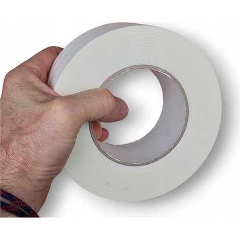EXTRA STARKES GEHÄUSEKLEBEBAND WEISS 48/50M POWERTAPE WEISSES REPARATURKLEBEBAND 48/50M
