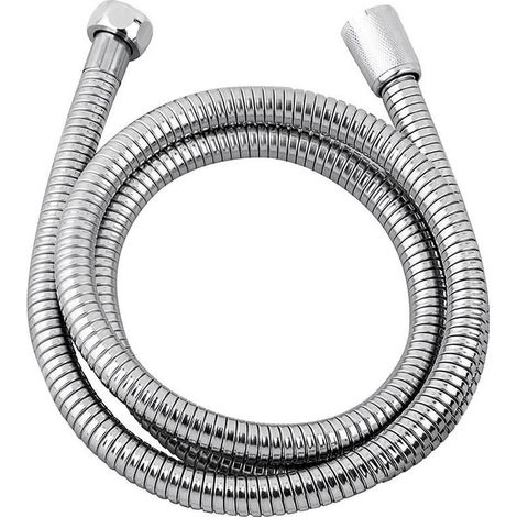 Brauseschlauch aus Edelstahl, 1,5 m, Chromfarbe – EDM