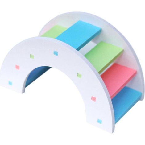 Hamsters Sleep Jouets écologiques en bois, mâchoire molaire colorée (1/4)