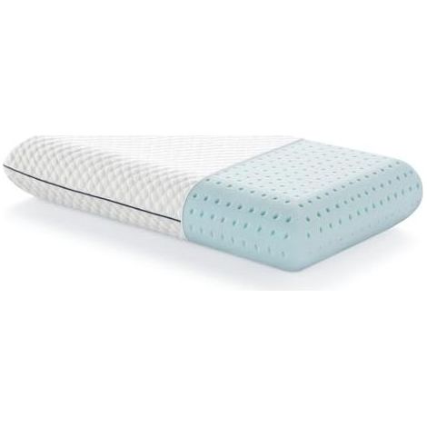 Oreiller à Mémoire de Forme 40x60 cm – Infusé de Gel Rafraîchissant – Coussin Respirant – Housse Lavable – Oreiller Memoire Forme, White (1/5)