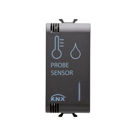 SENSORE TEMP./UMIDITA EASY INCASSO NERO GEWISS GW12762H