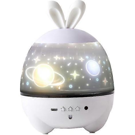 Veilleuse pour enfants, lampe de projection d'étoiles, projecteur d'étoiles nébuleuses, rotation à 360 degrés, cadeau romantique pour hommes, femmes et enfants B091-657 (1/5)