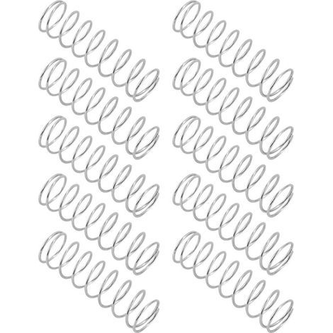 Ressorts de Compression de Rechange pour Sécateurs de Jardin 20 Pcs Métal Solide Ressorts Cylindriques 130 Adaptés pour Entretien et Remplacement Accessoires Essentiels pour (1/5)