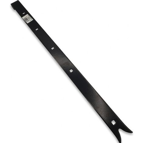 Penture forte à œil - Longueur 60 cm - Diamètre 14 mm - Finition noire - Bout queue de carpe - 5 trous carrés - Fabriqué en France - Voir photos pour détails (1/4)