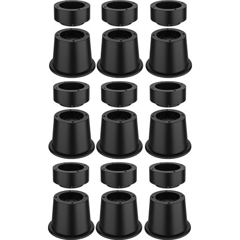 Rehausseurs de meubles extra hauts de 5 cm (2 pouces), robustes et por (1/5)