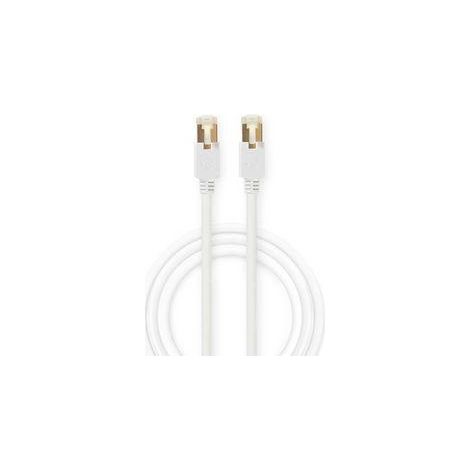 nedis CCGB85221WT100 cable de red Cat6 blanco 10 m